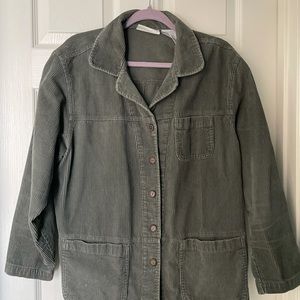 Green corduroy jacket